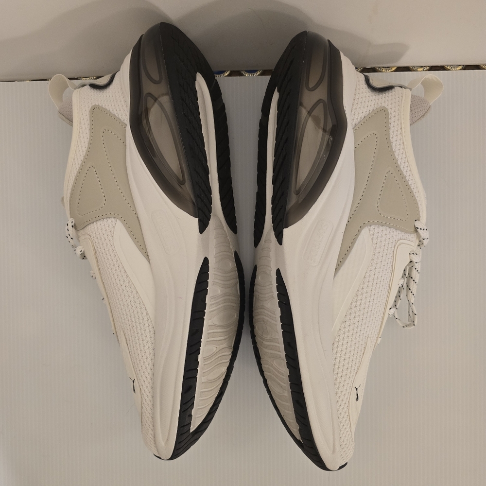 PUMA SoftRide Off White Gym Sneakers Cell Thrill Athletic Shoes Mens Size 8.5 - Picture 6 of 17